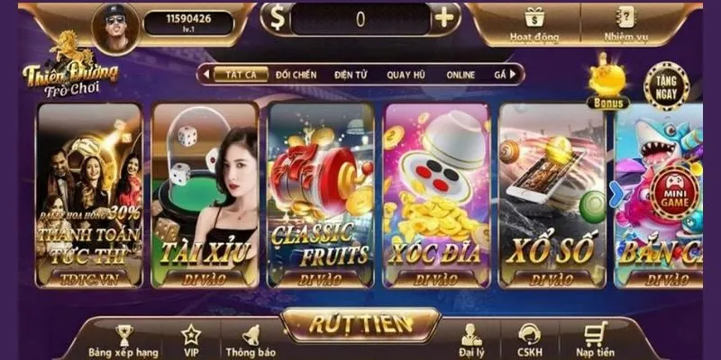 Kho game tại nền tảng cực đa dạng, hấp dẫn