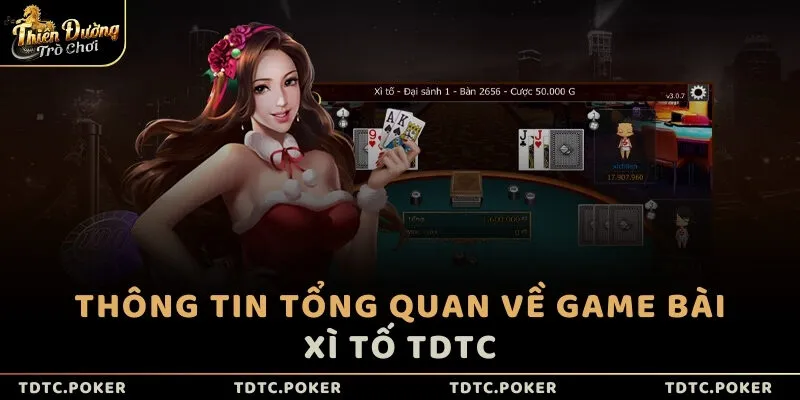Thông tin tổng quan về game bài Xì Tố TDTC